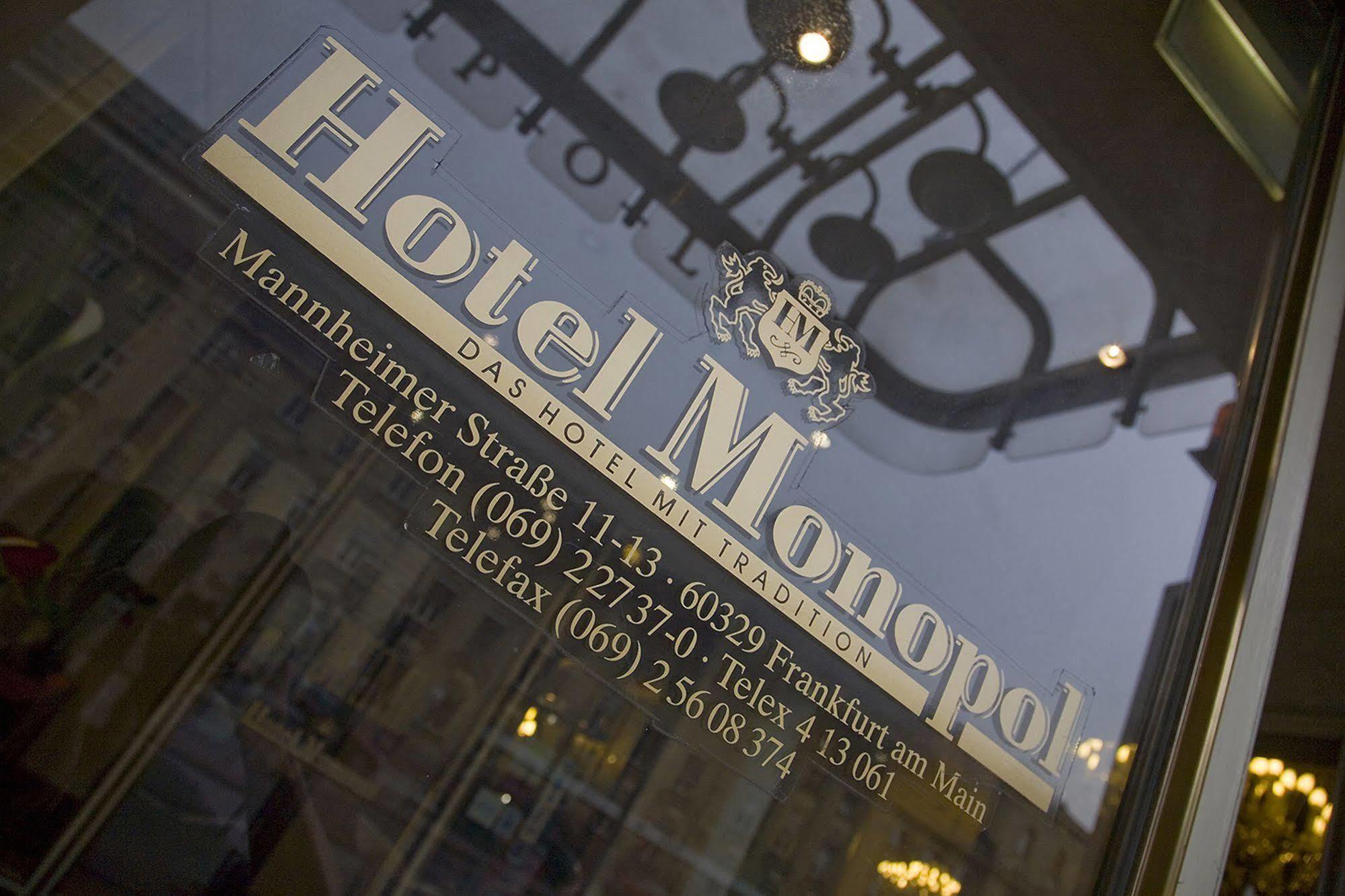 Hotel Monopol - Central Station Frankfurt am Main Exteriör bild